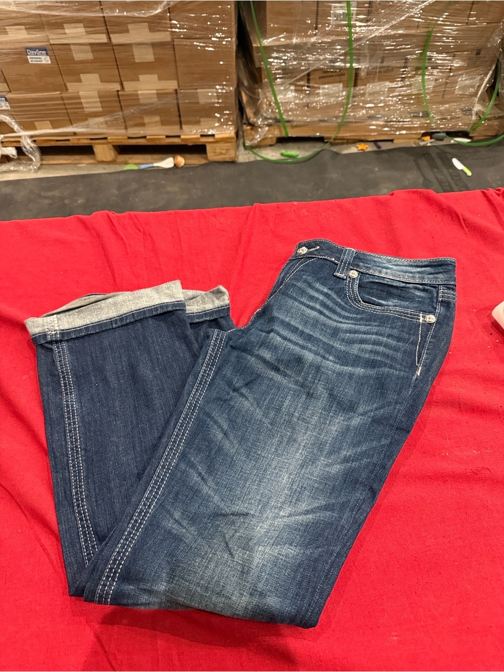 Miss Me Dark Blue Boot Cut Jeans